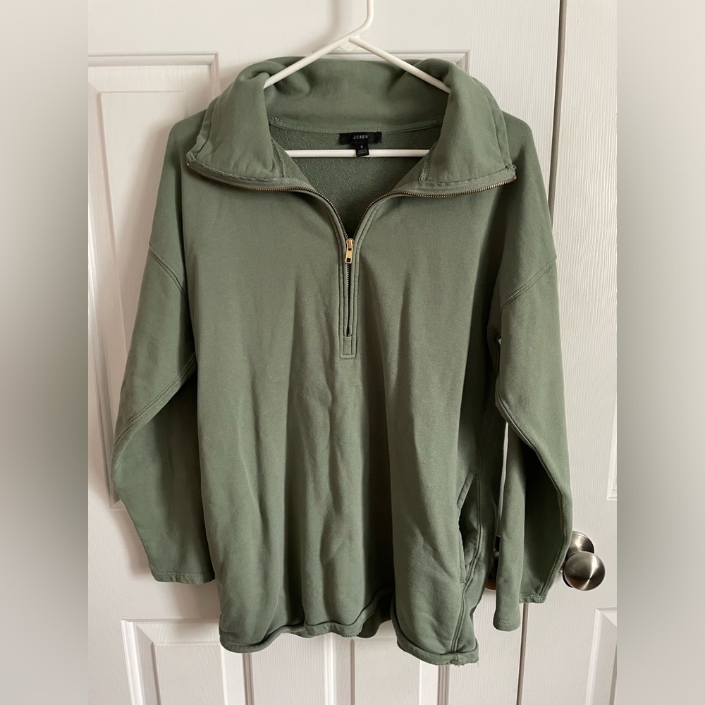 JCrew University Half Zip Tunic